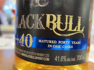 Duncan Taylor Whisky Tasting Encore - Black Bull 40 years