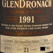 簡單酒評 GlenDronach 21 years 1991 C# 5409